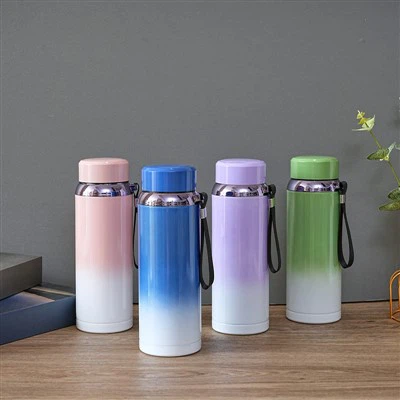 대용량 스포츠 물병 스테인레스 스틸 총알 여행 보온병