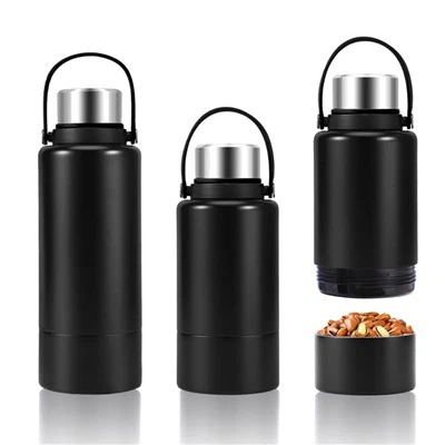 보관 용기가 있는 손잡이가 있는 여행용 머그 새 항목 2023 물병